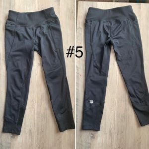 All In Motion Girls Black Leggings; Size XS (4/5)